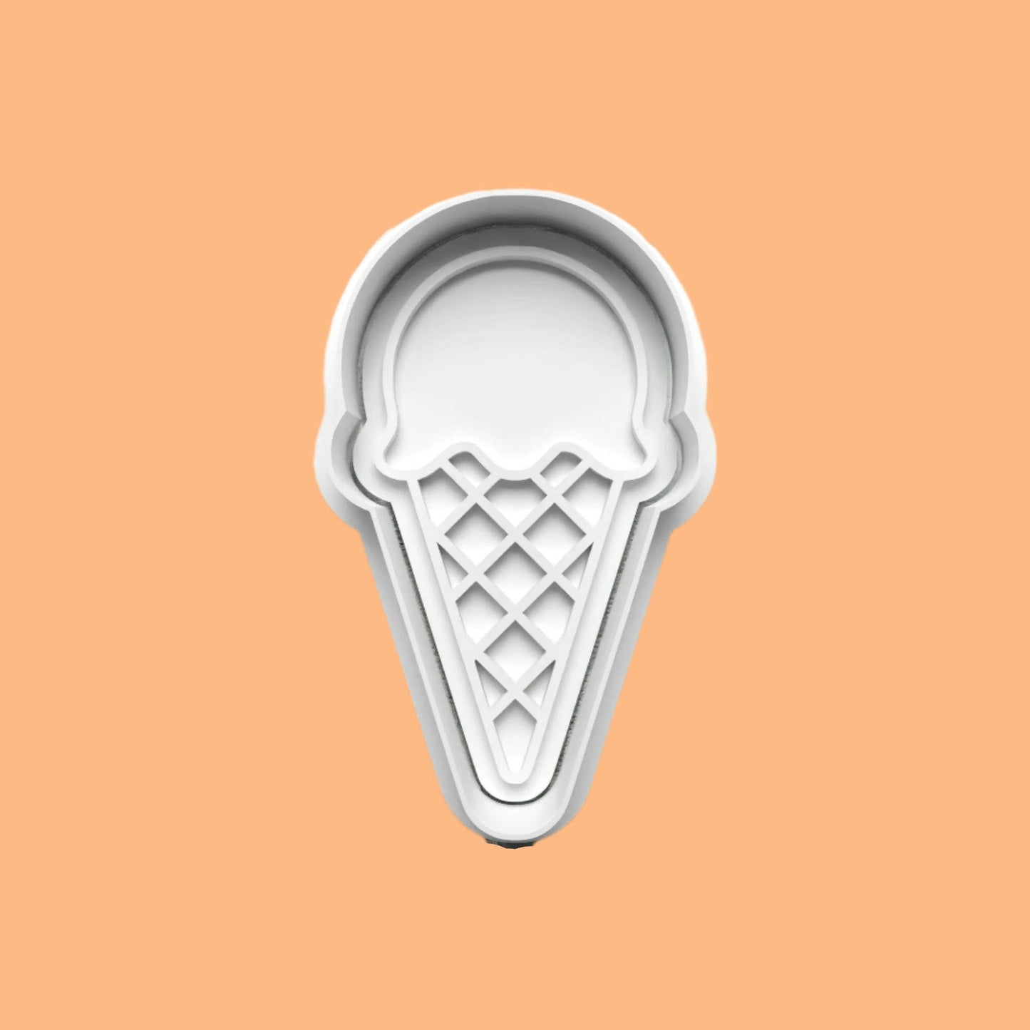 Ice Cream Bowl, Cone , Lolly Cookie or Clay Cutter and Embosser Stamp Set in 7cm or 10cm sizes..