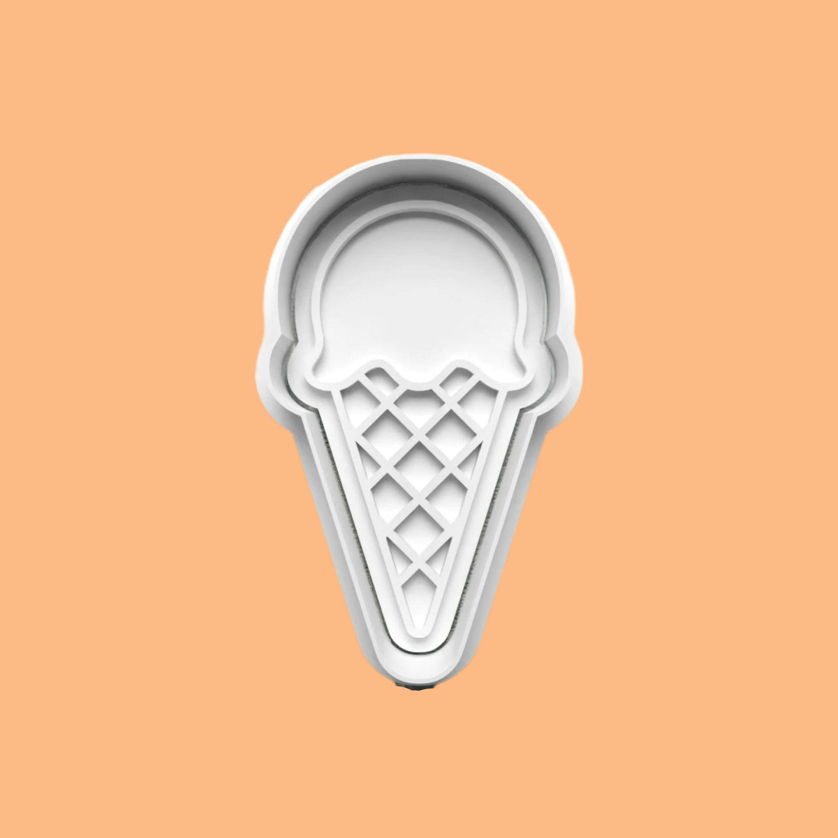 Ice Cream Bowl, Cone , Lolly Cookie or Clay Cutter and Embosser Stamp Set in 7cm or 10cm sizes..