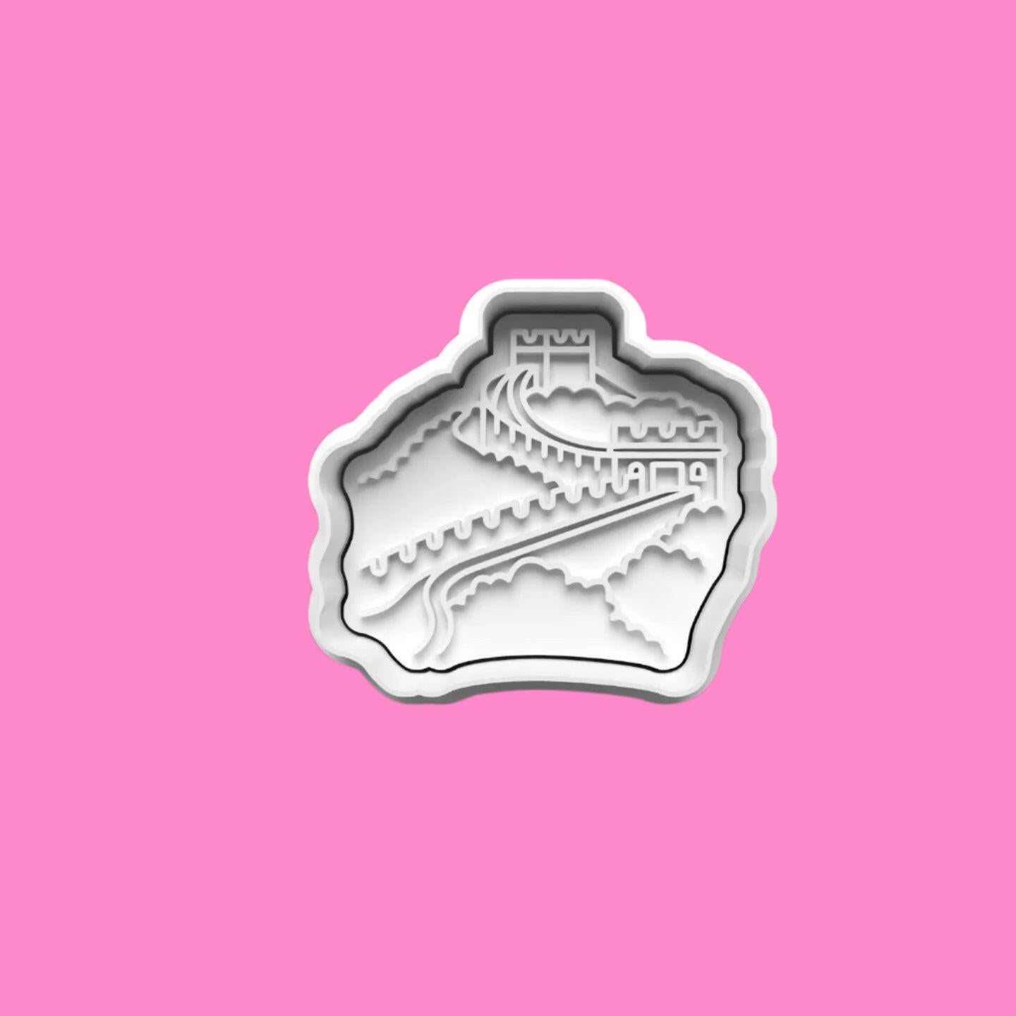 Famous Landmarks from around the World Cookie Cutter and Embosser Complete Stamp Set of 15.