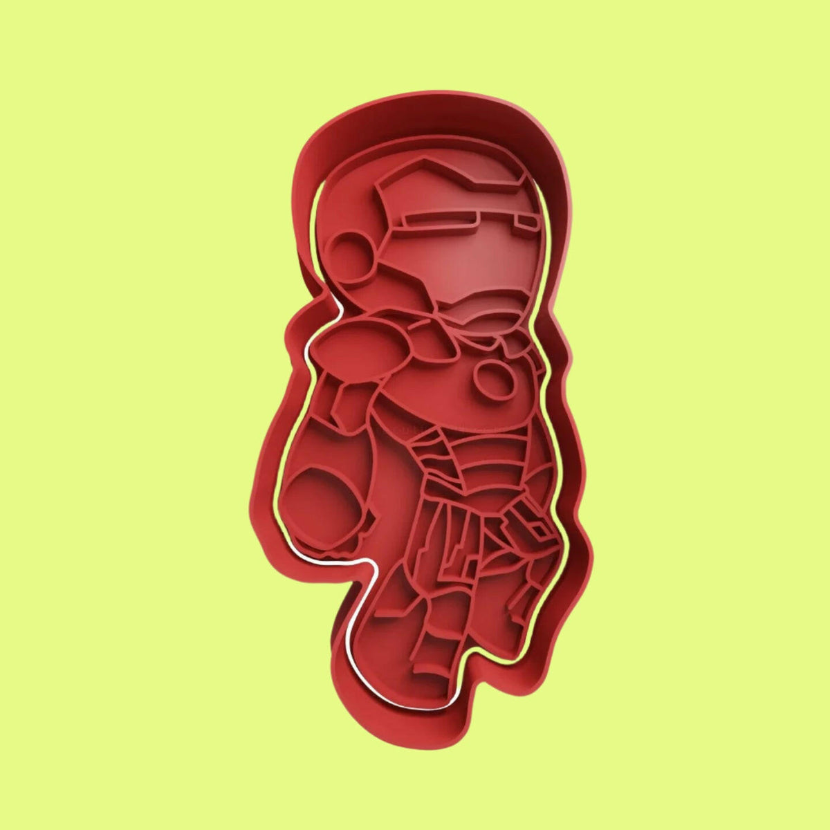 Super Hero Cookie Cutter and Embosser Stamp Set 8cm.