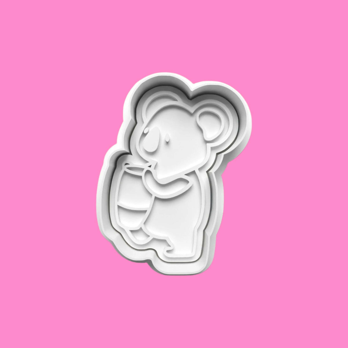 Musicical Animals Band Cookie Cutter and Embosser Stamp Set in 7cm or 10cm sizes..