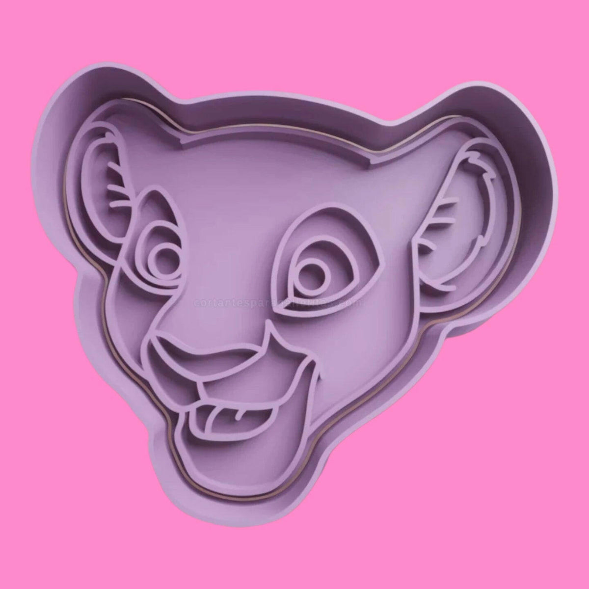 Enchanting Lion King Inspired Cookie Cutter with Embosser Stamp Set..