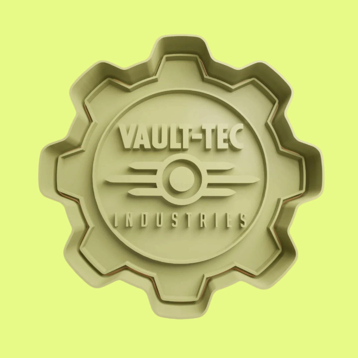 Radiation Ready: Fallout Inspired Cookie Cutter & Embosser Stamp Kit.