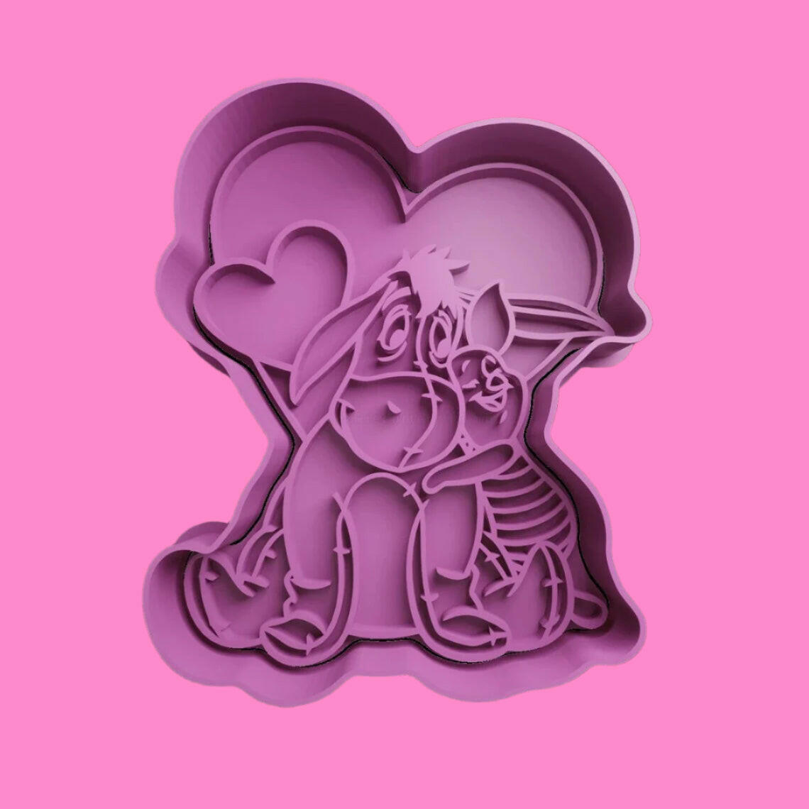 Winnie The Pooh and Friends Cookie Cutter and Embosser Stamp Set of 8.