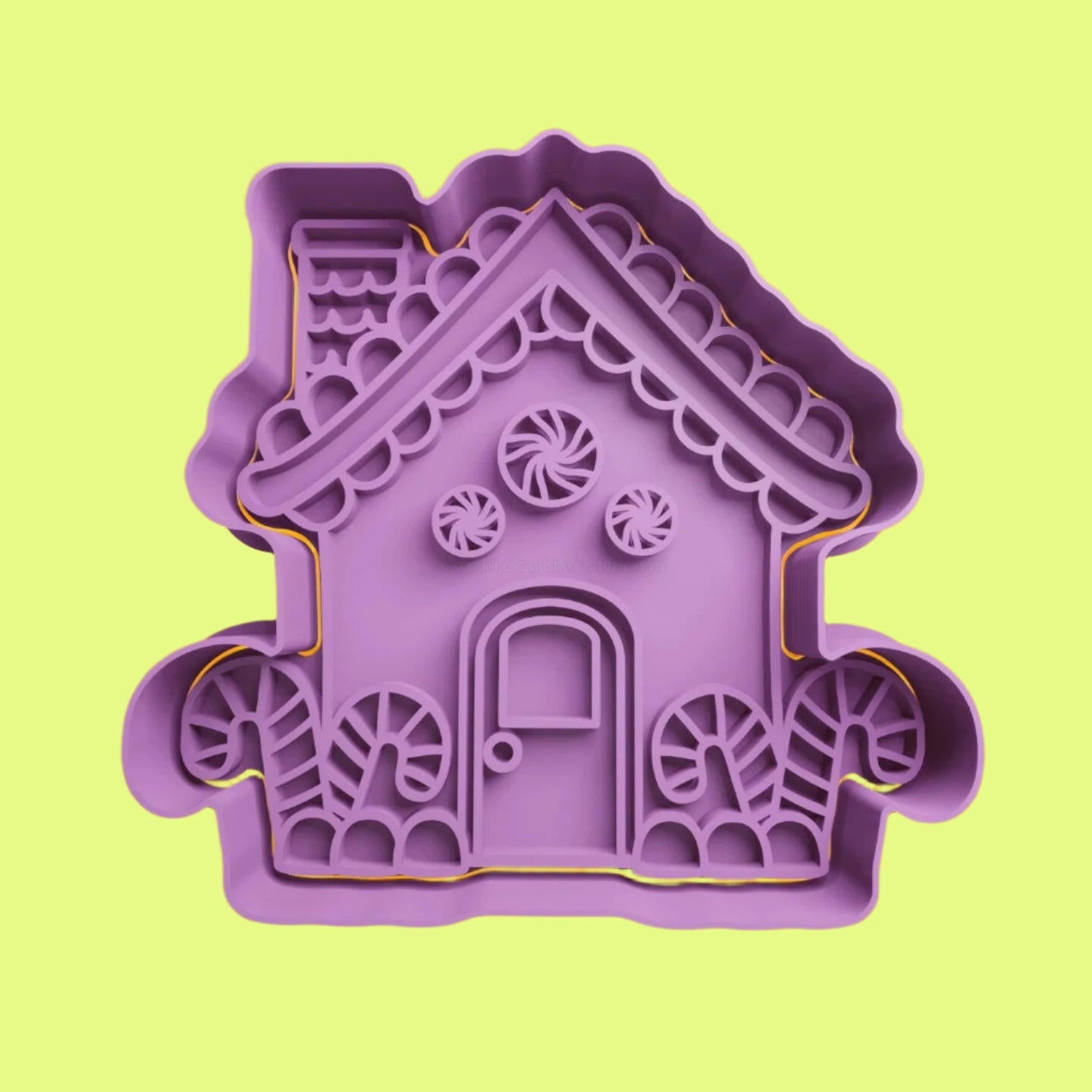 Gingerbread House Cookie Cutter and Embosser Set.