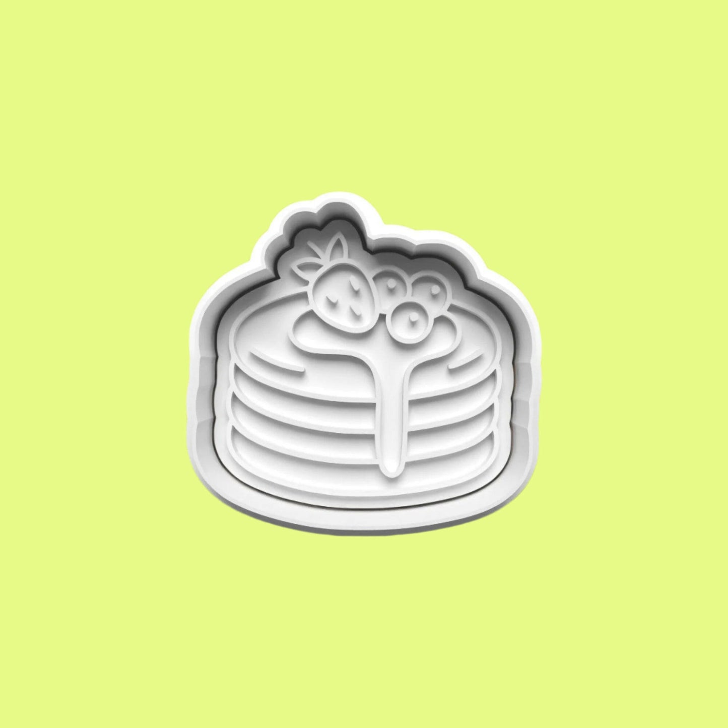 Breakfast-Themed Cookie Cutter Set – 4-Piece Morning Meal Baking Collection.