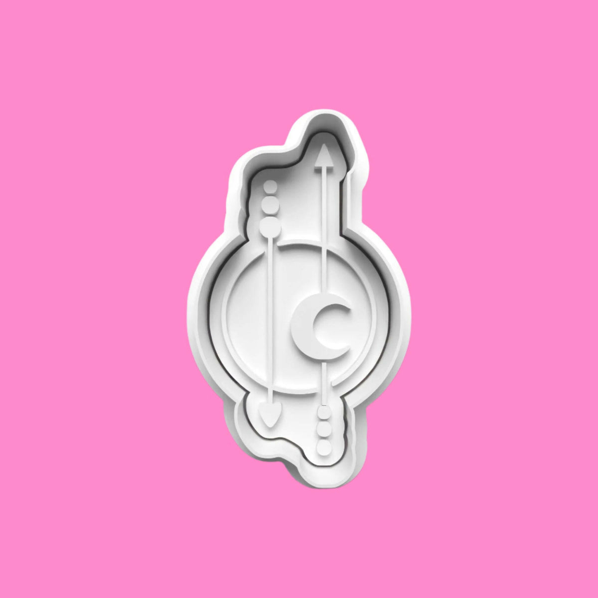 Celestial-Themed Embosser and Cookie Cutter Set – 4-Piece Cosmic Baking Tools.