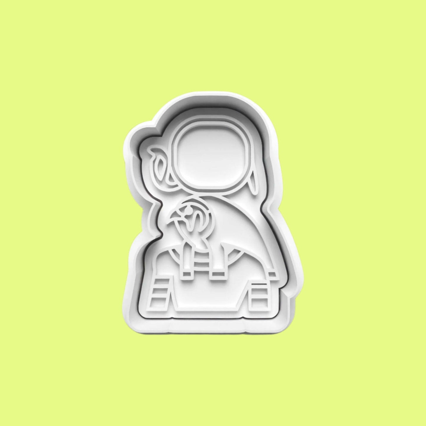 Egyptian Gods Cookie Cutter and Embosser Stamp Set. Handmade gift item..