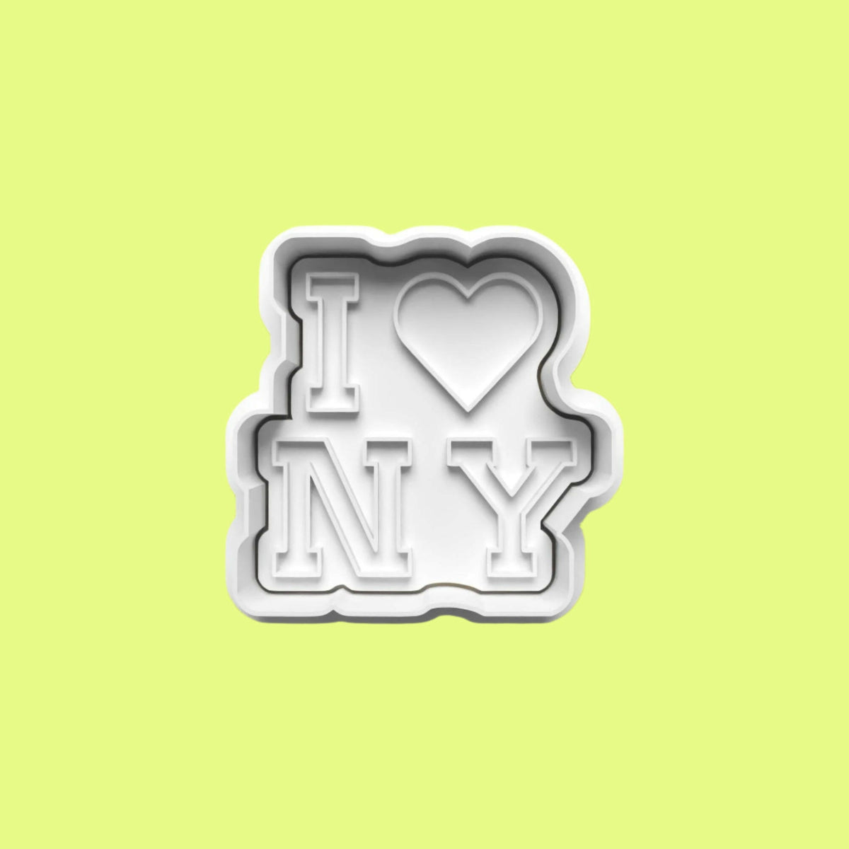 New York Scene Cookie Cutter and Embosser Set of 4 in 7cm or 10cm sizes..