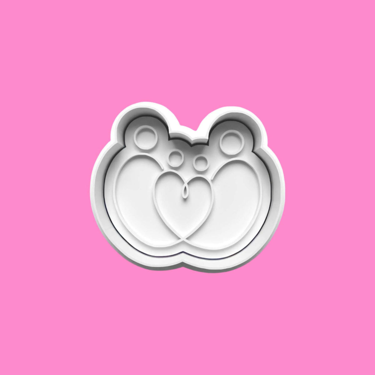 Family Cookie Cutter and Embosser Set of 4 in 7cm or 10cm sizes..