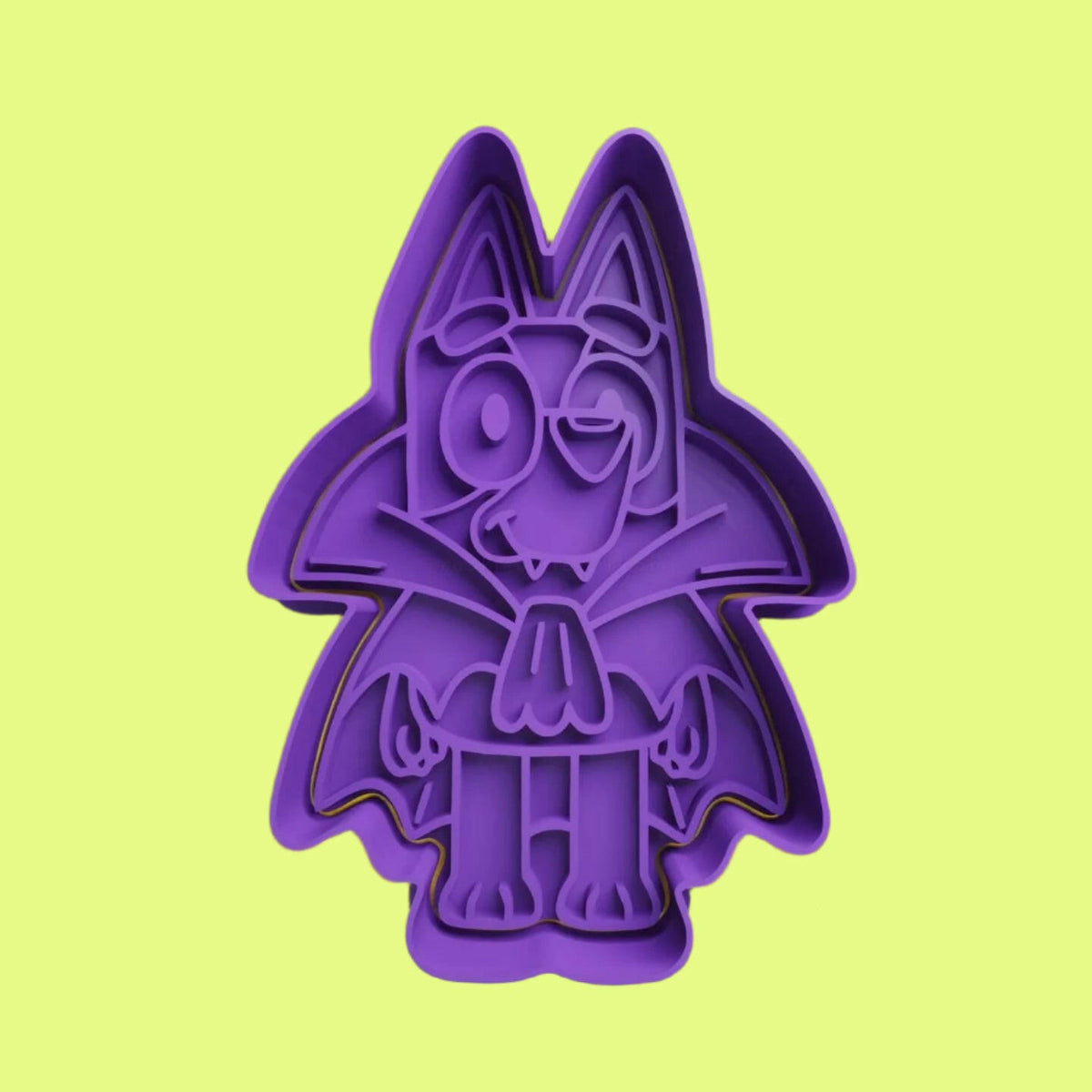 Bluey and Friends Halloween-Inspired Embosser and Cookie Cutter Set – Set of 3.
