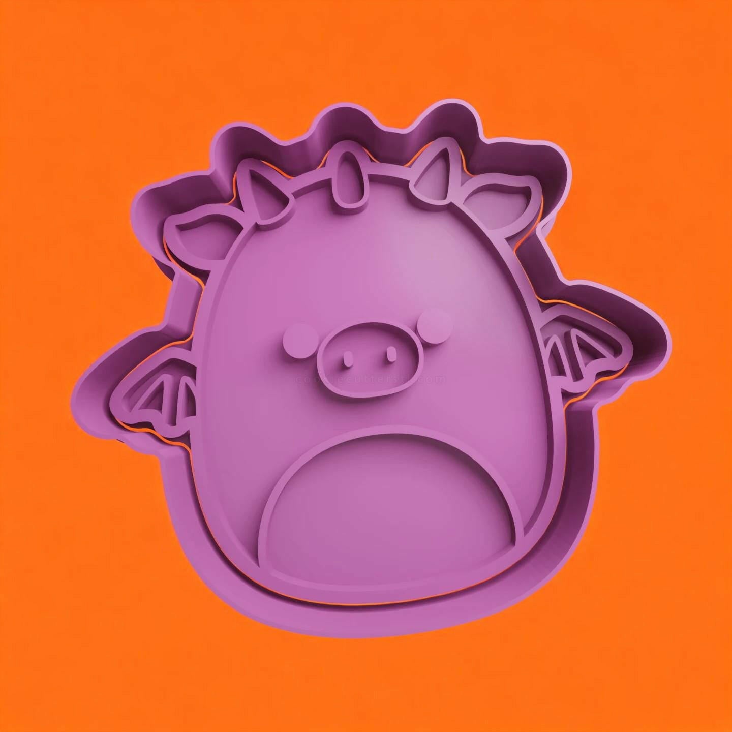 Squishmallows Cookie Cutter and Embosser Stamp.