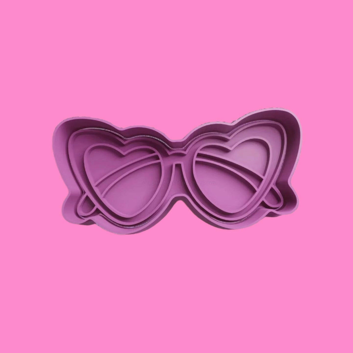 Various Glasses Cookie Cutter and Embosser Stamp.