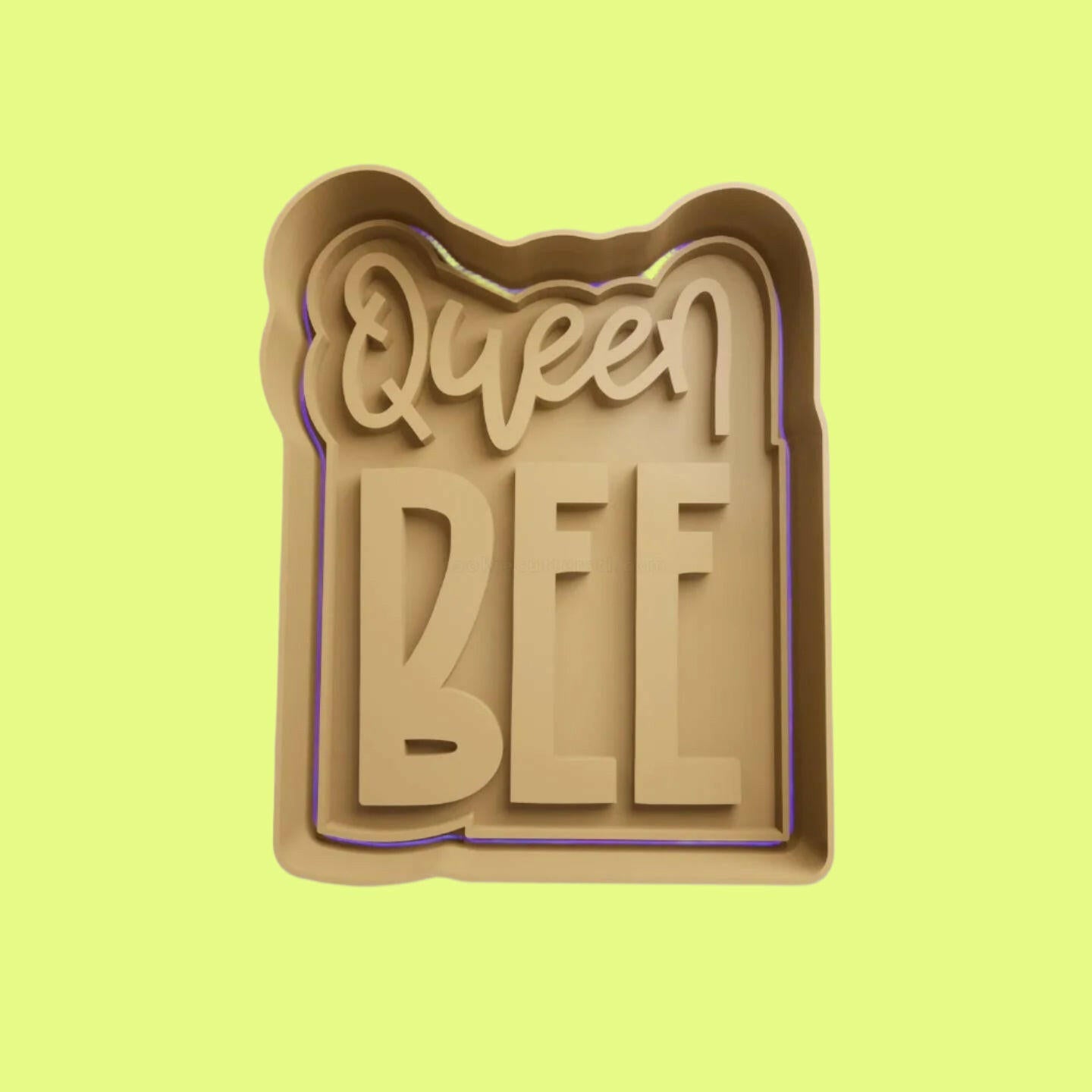 Queen Bee Cookie Cutter and Embosser Set.