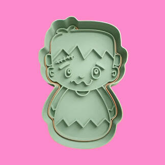 Various Halloween Characters Cookie Cutter and Embosser Stamp.