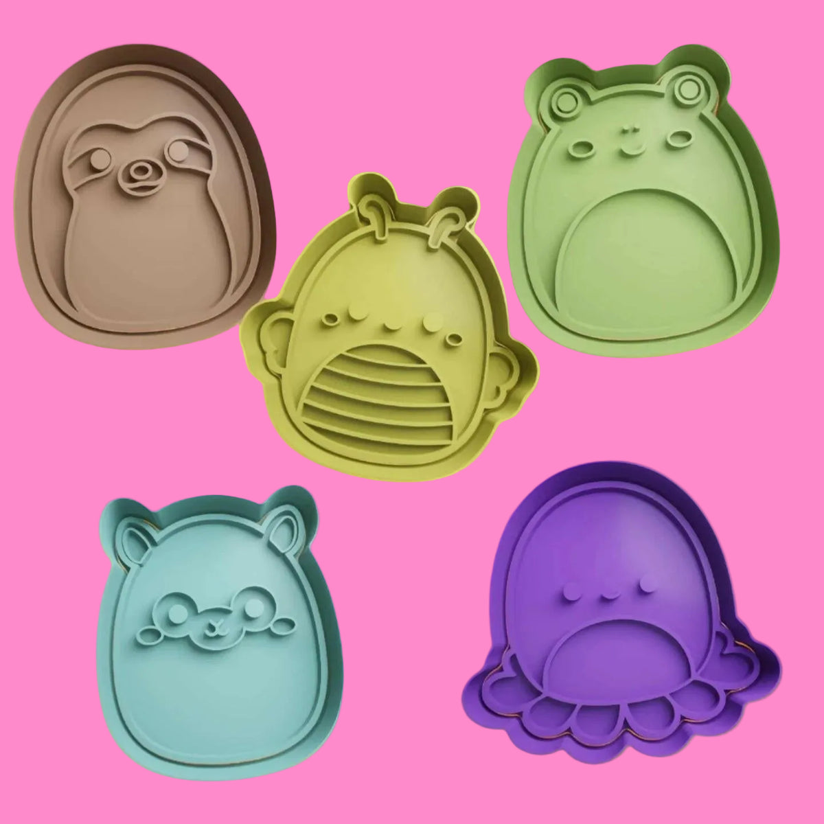 Squishmallows Cookie Cutter and Embosser Stamp.