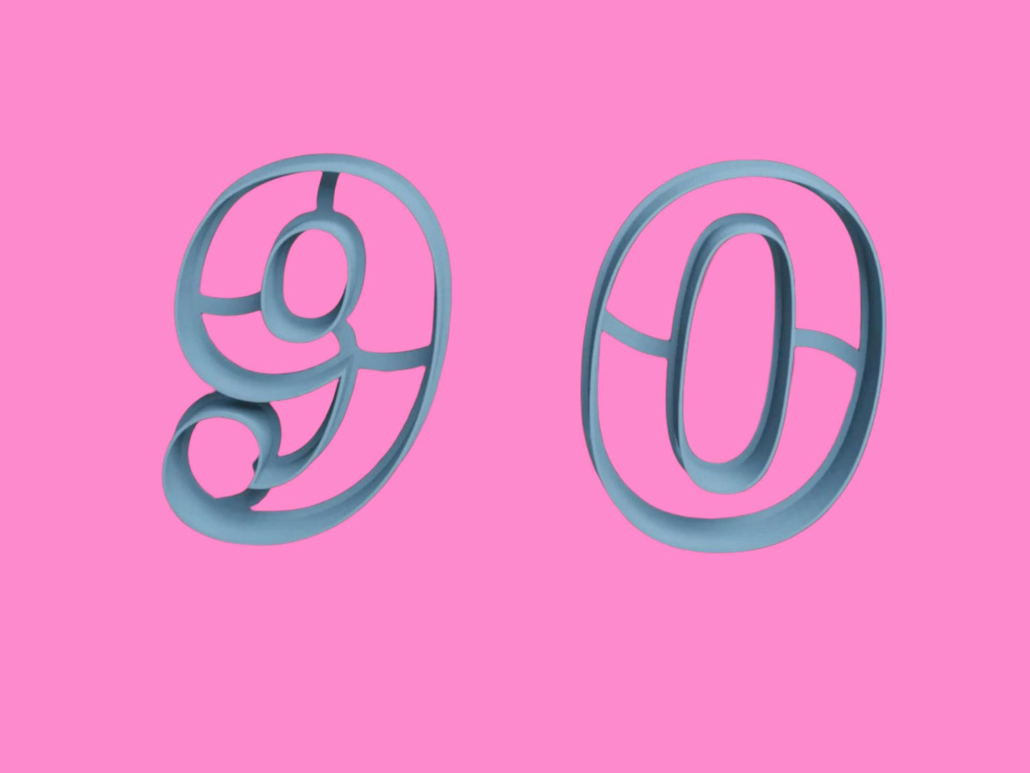 Numbers 0-9 Cookie Cutter.