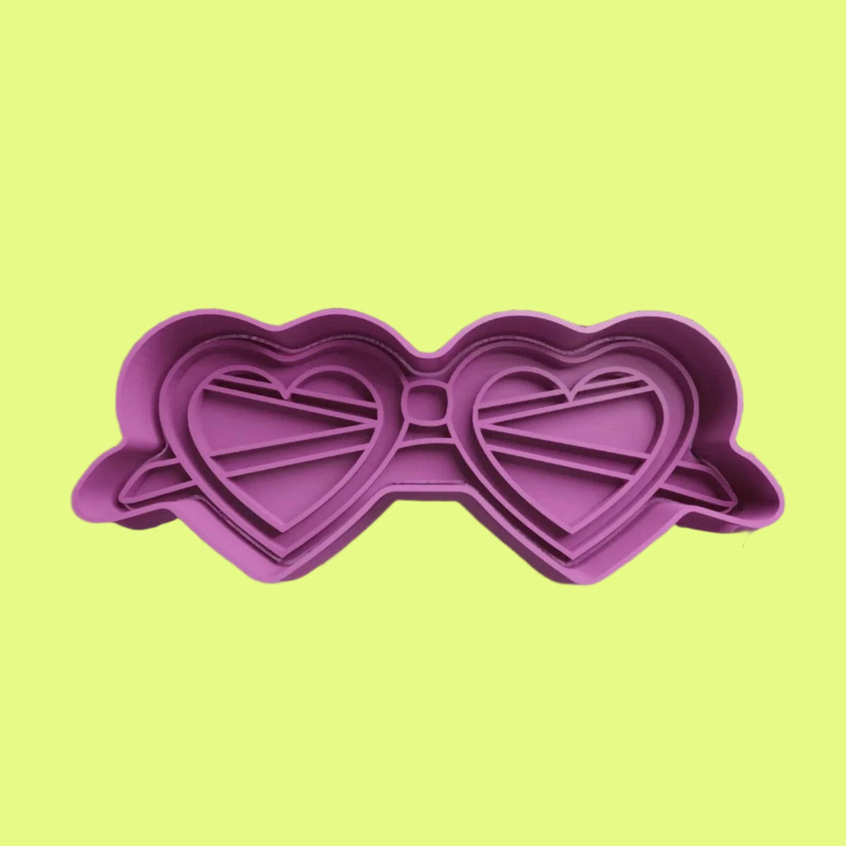 Various Glasses Cookie Cutter and Embosser Stamp.