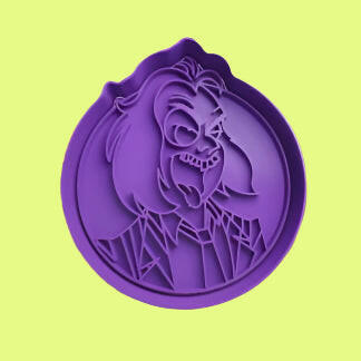 Beetlejuice-Themed Embosser and Cookie Cutter Set – Set of 2.