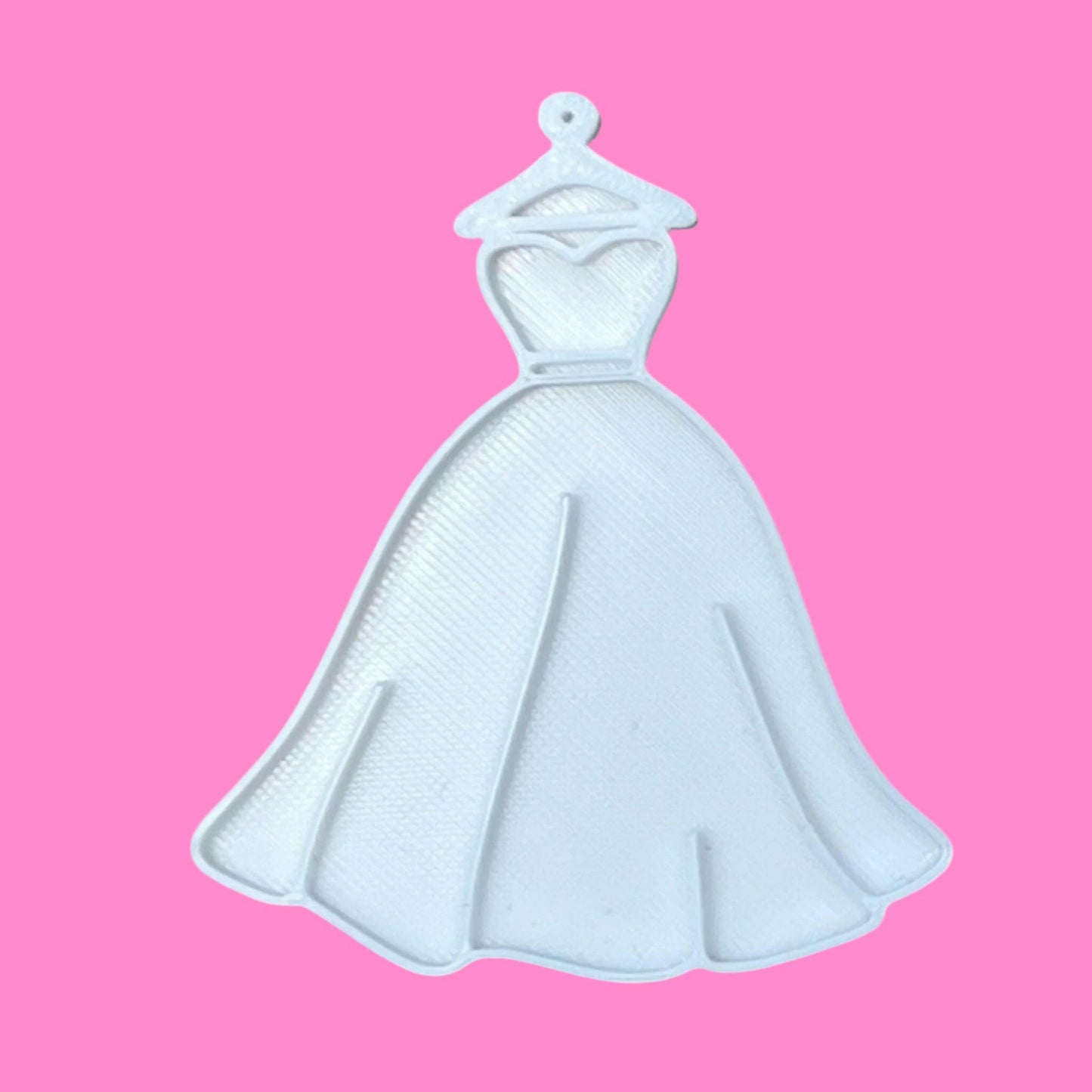 Wedding Dress Cookie Cutter and Embosser Set.