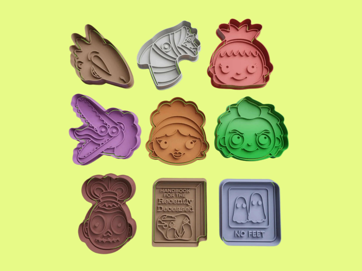 Inspired by Beetlejuice Characters Cookie Cutter and Embosser Stamp.