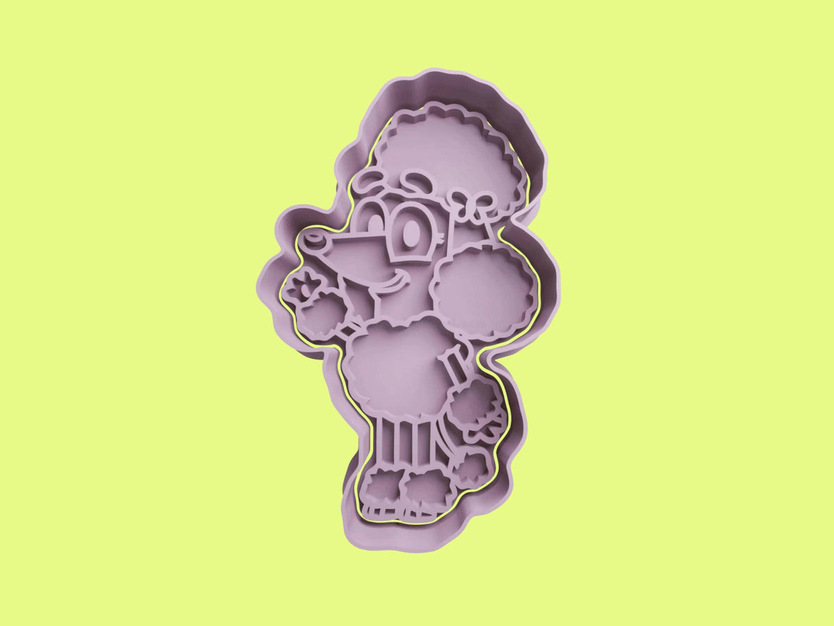 Bluey and Friends-Inspired Embosser and Cookie Cutter Set – Delightful Baking Tools.