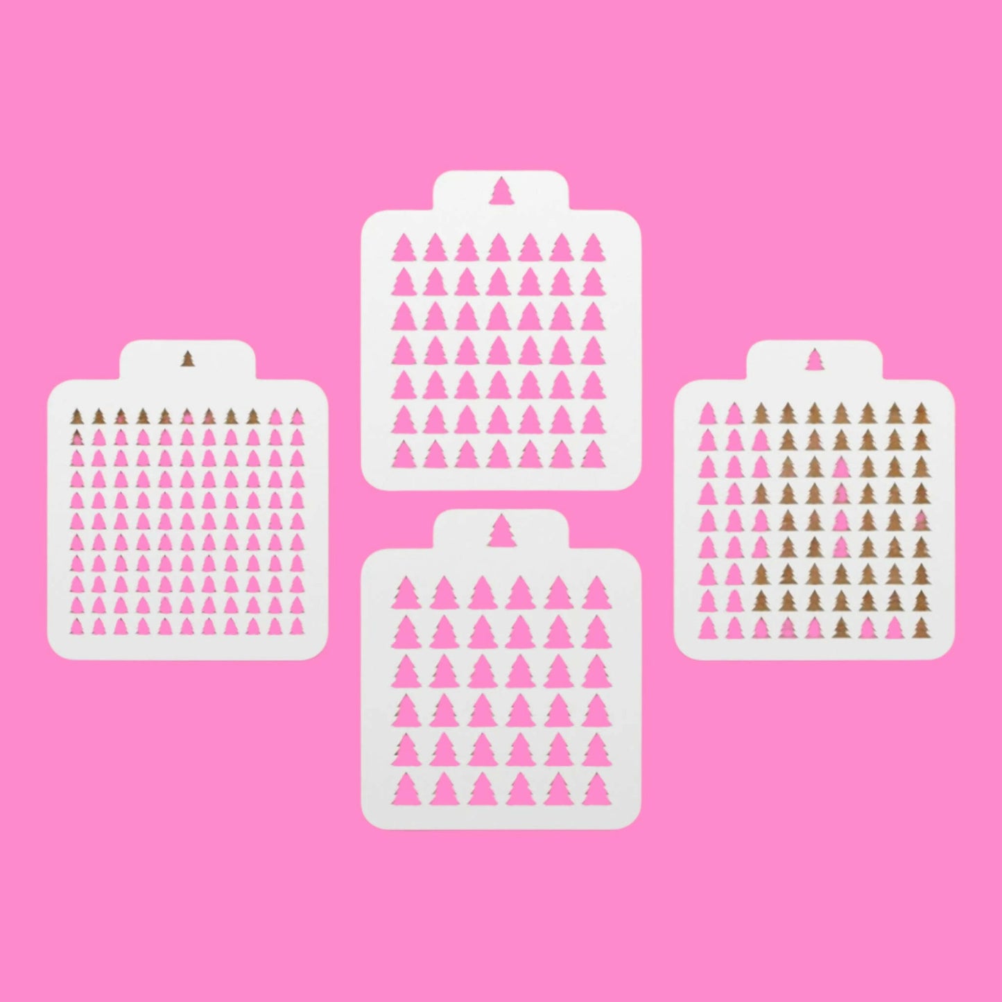 Christmas Tree Gingerbread Present and Candy Cane Sprinkle Sheets..