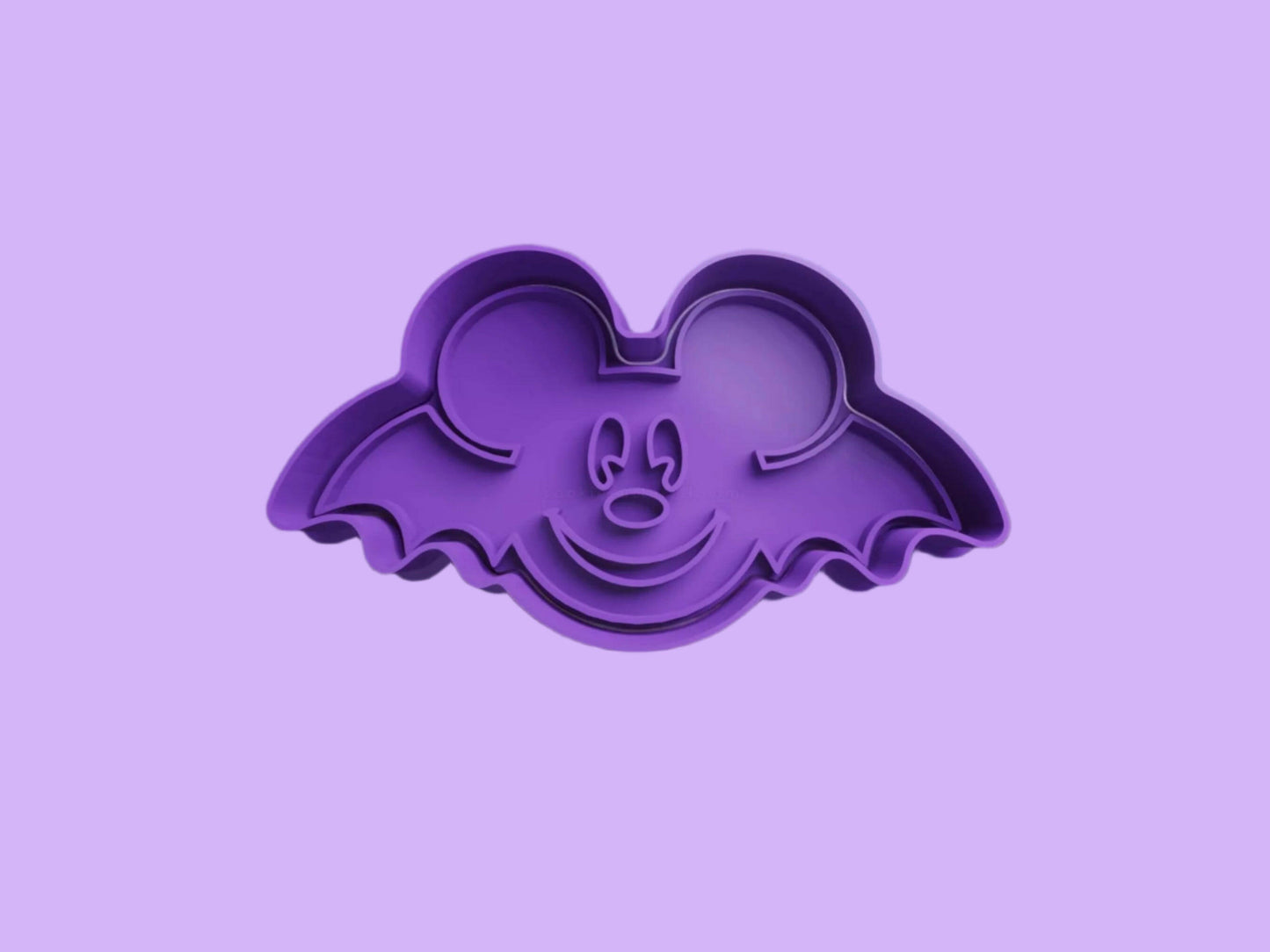 Halloween Mouse Cookie Cutter and Embosser Stamp Complete Set Size 8cm.