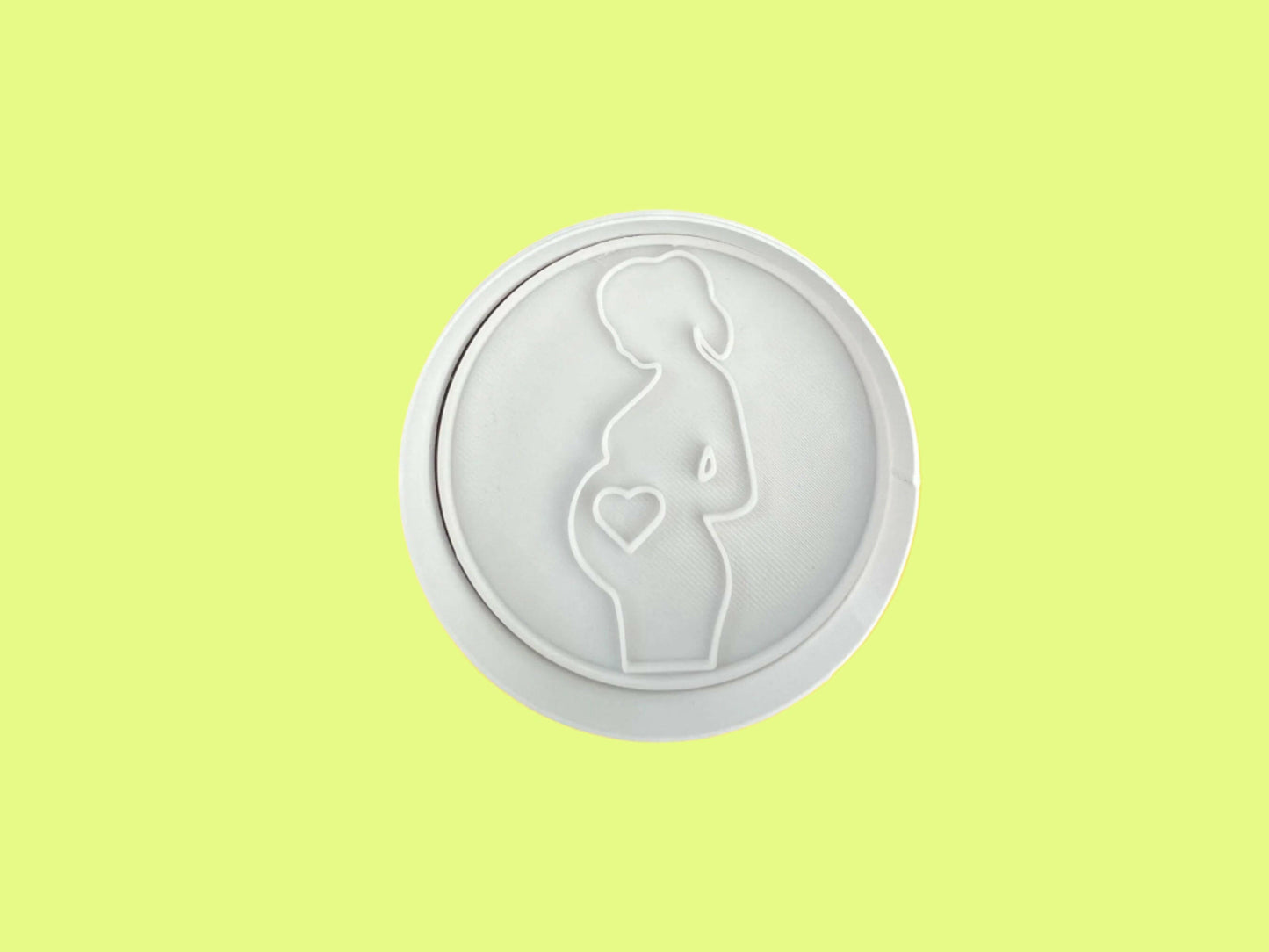 Expectant Mum To Be Cookie Cutter and Embosser Set.