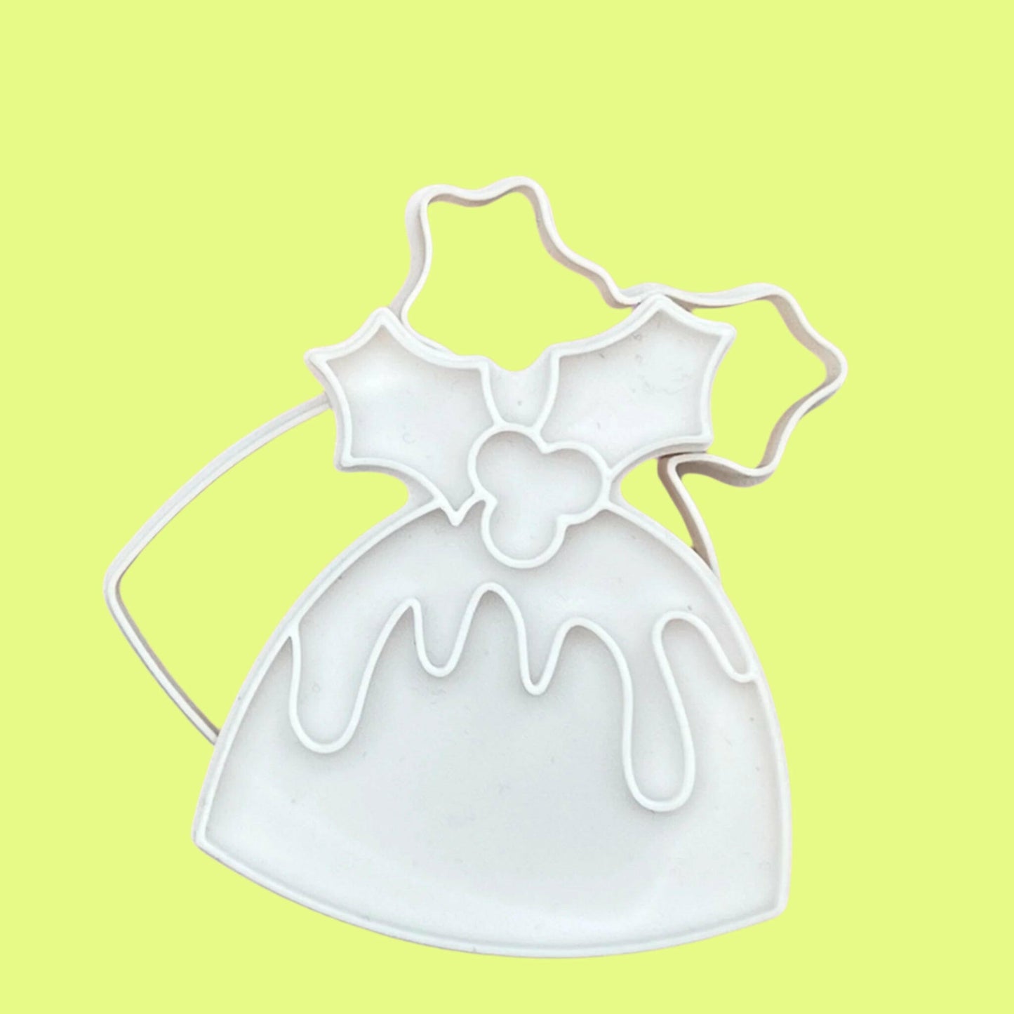 Christmas Pudding Cookie Cutter and Embosser Stamp.