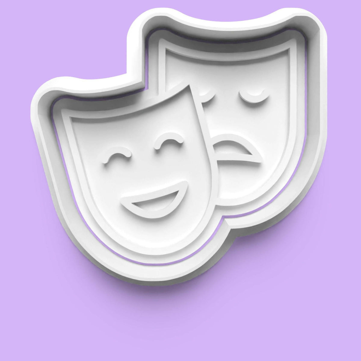 Theatre Scene Cookie Cutter and Embosser Stamp Set.