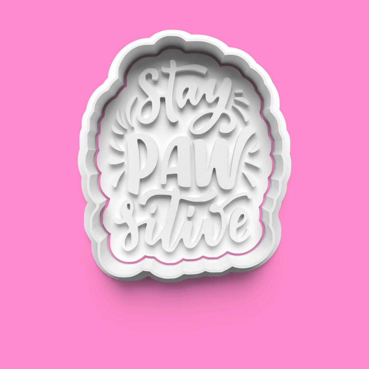 Dog Love Cookie Cutter and Embosser Stamp Set.