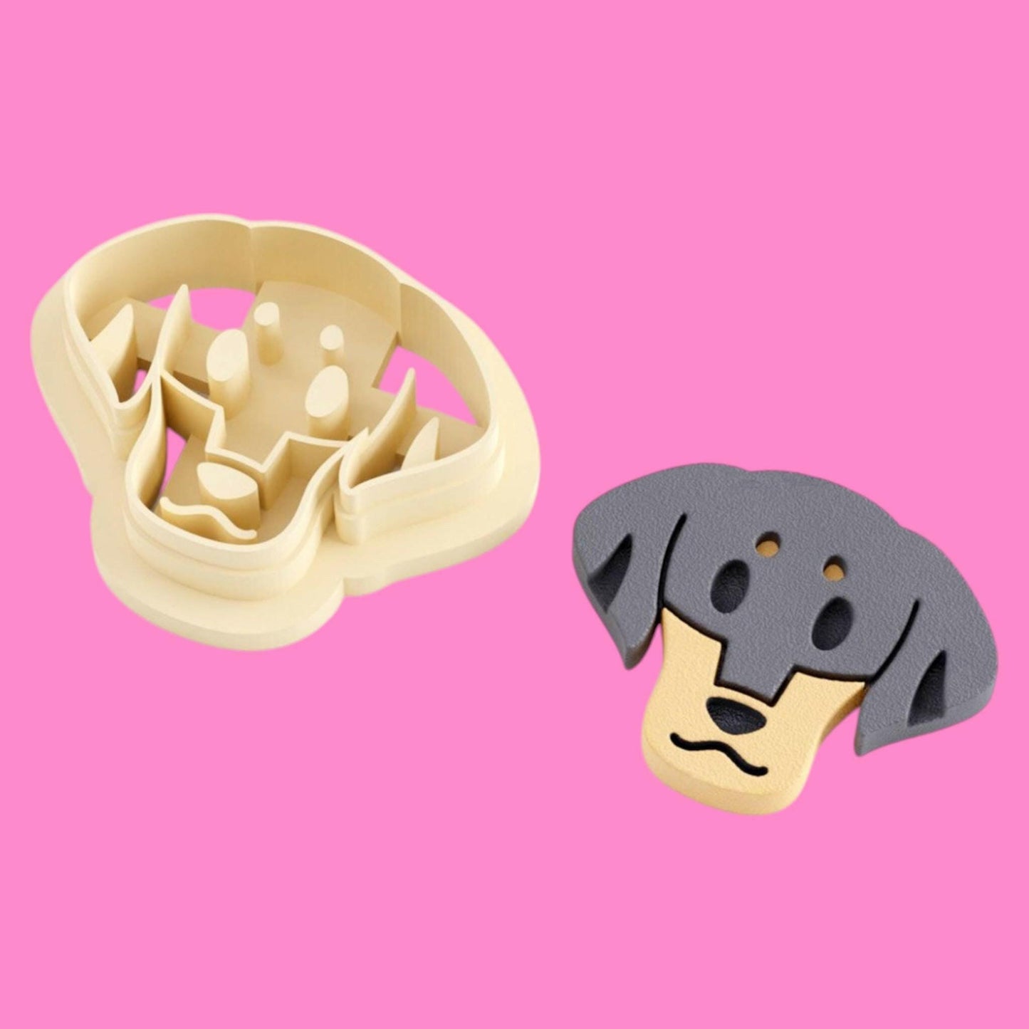 Daschund Head Clay Cutter - Polymer clay Tools -Jewellery Tools-Earring Clay Cutters,Clay Earring Cutters,Most Unique Design. Cookie Cutter.