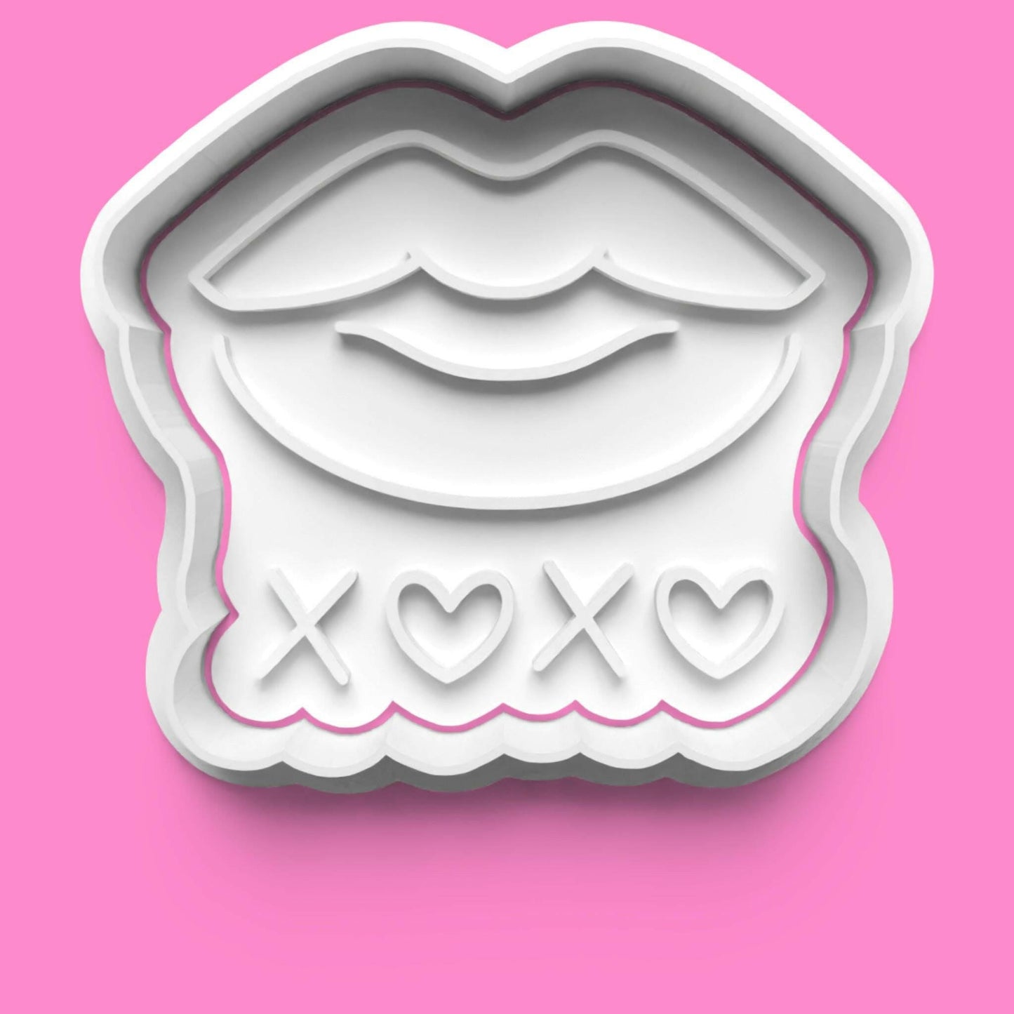 Valentines Love complete Cookie Cutter and Embosser Stamp Set. 0780.