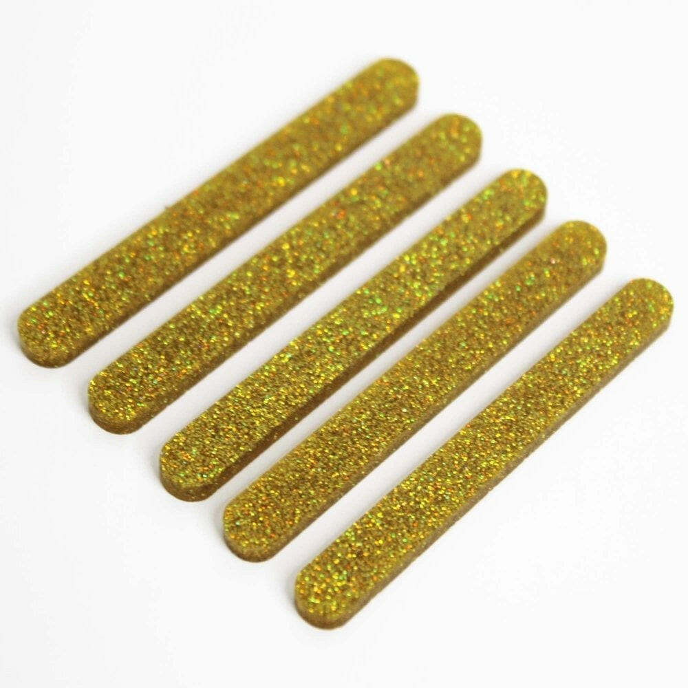 Make A Wish Glitter Cakesicle Sticks.