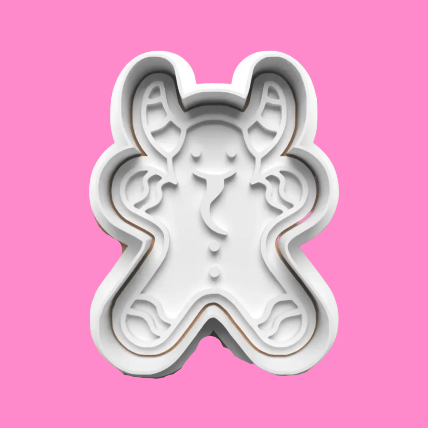 Krampus-Inspired Embosser and Cookie Cutter Set – Individual or Set of 3.