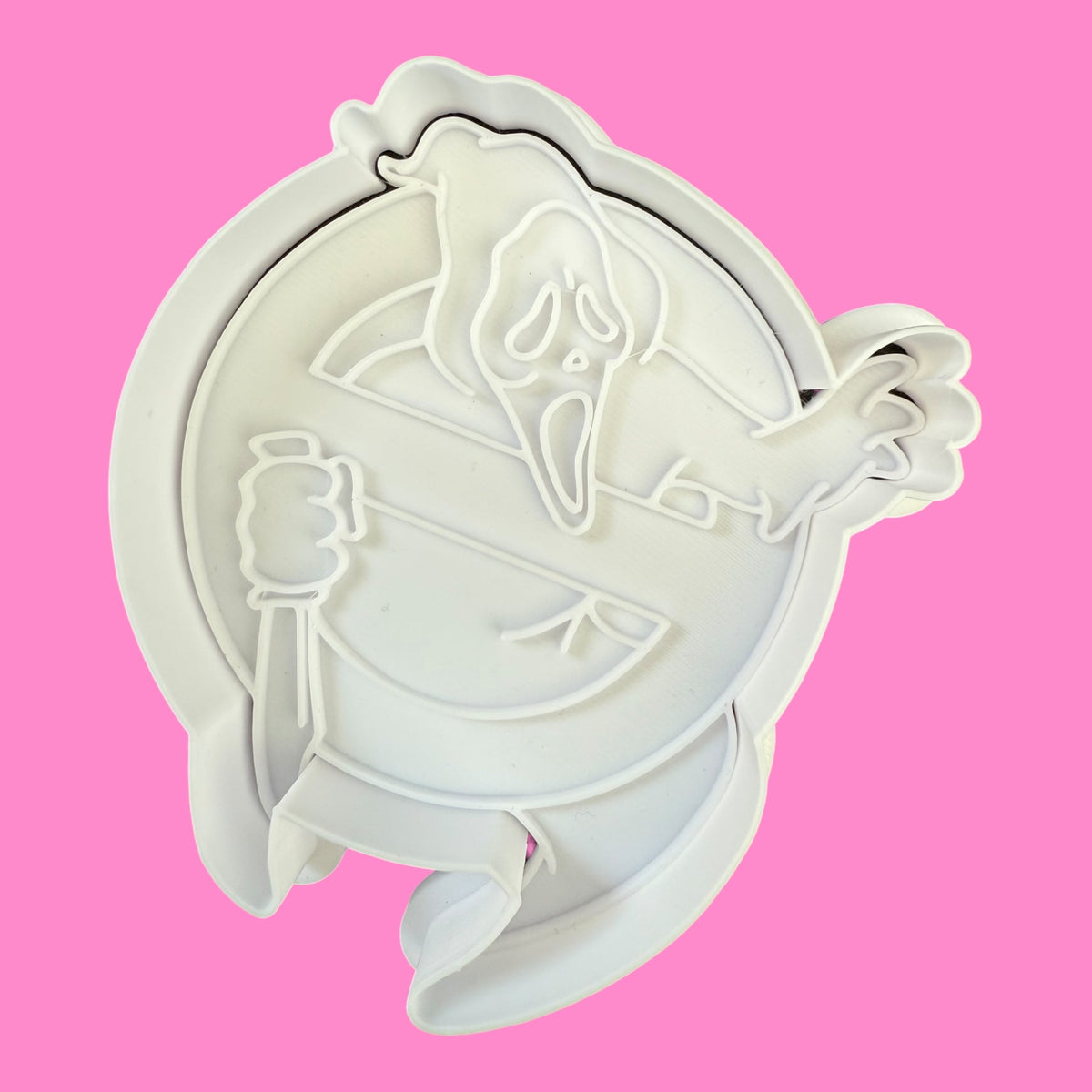 When Scream meets Ghosbusters – Cookie Cutter & Embosser Stamp (Approx. 8cm)