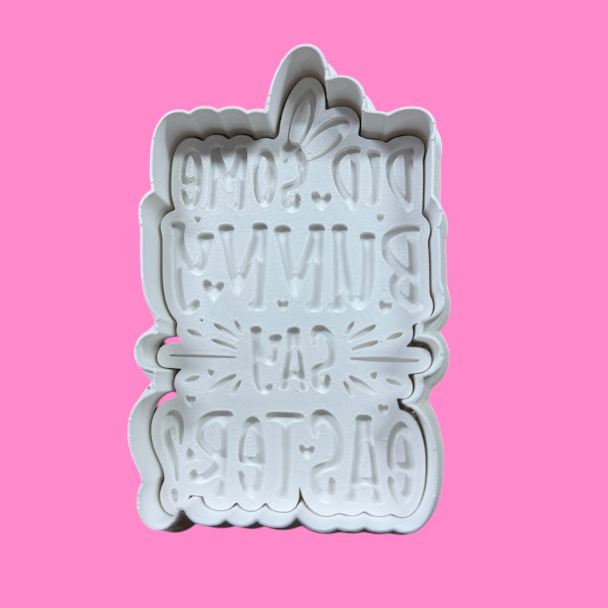 "Did Some Bunny Say Easter?" Cookie Cutter & Stamp