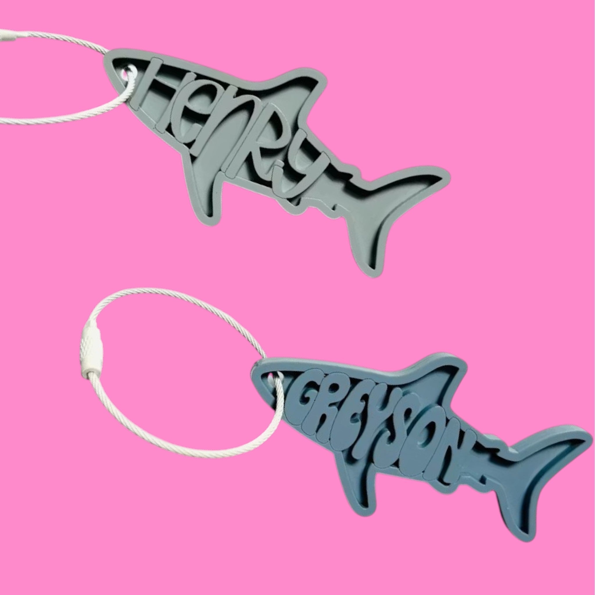 3D Personalised Bag Name Tags