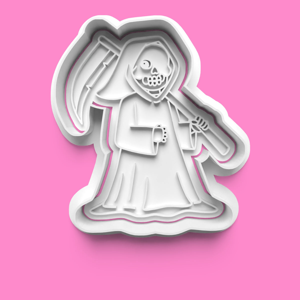 Halloween Figures Cookie Cutters & Stamps | Spooky Baking Set | PLA