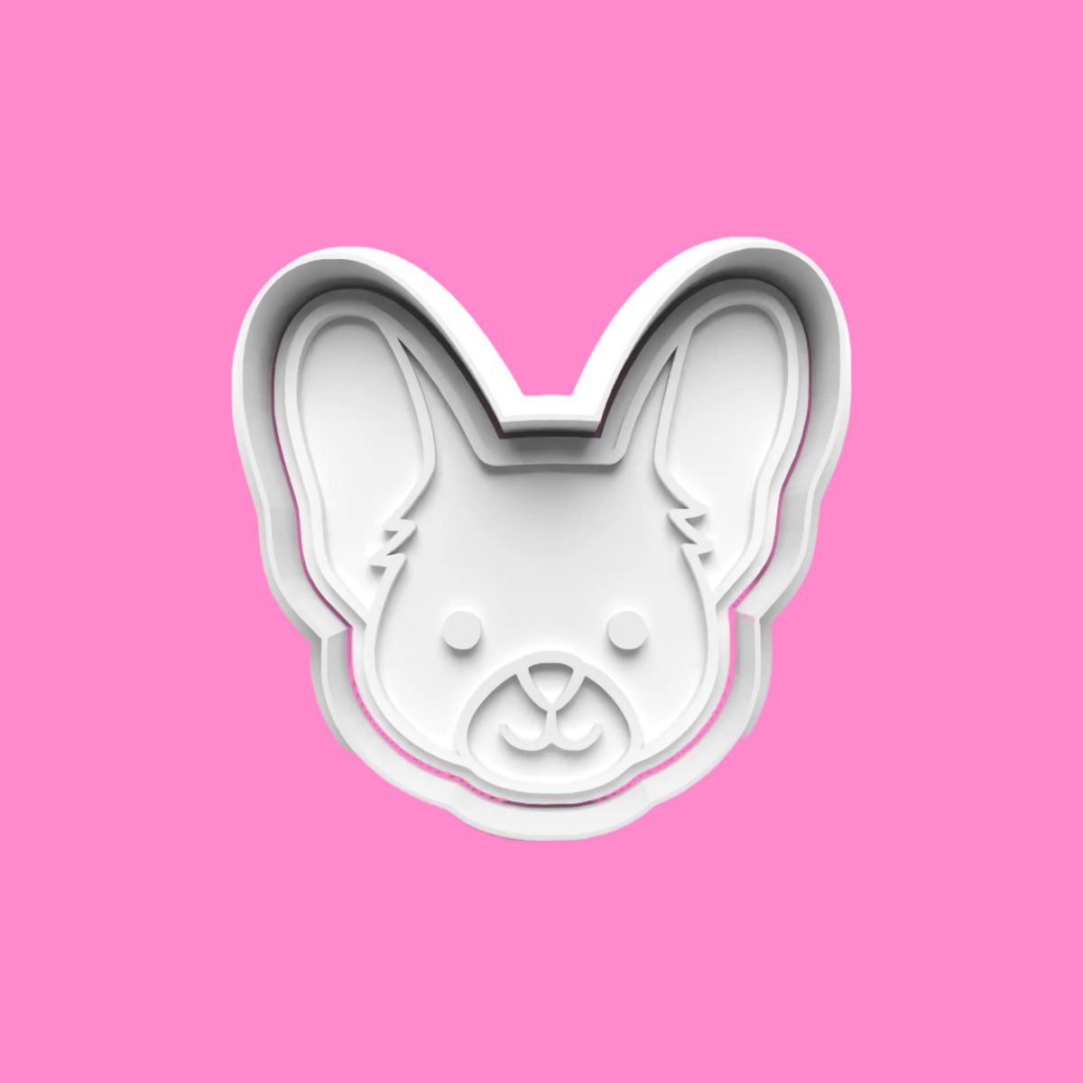 Dog Face complete Cookie Cutters and Embosser Set. Handmade gift item..
