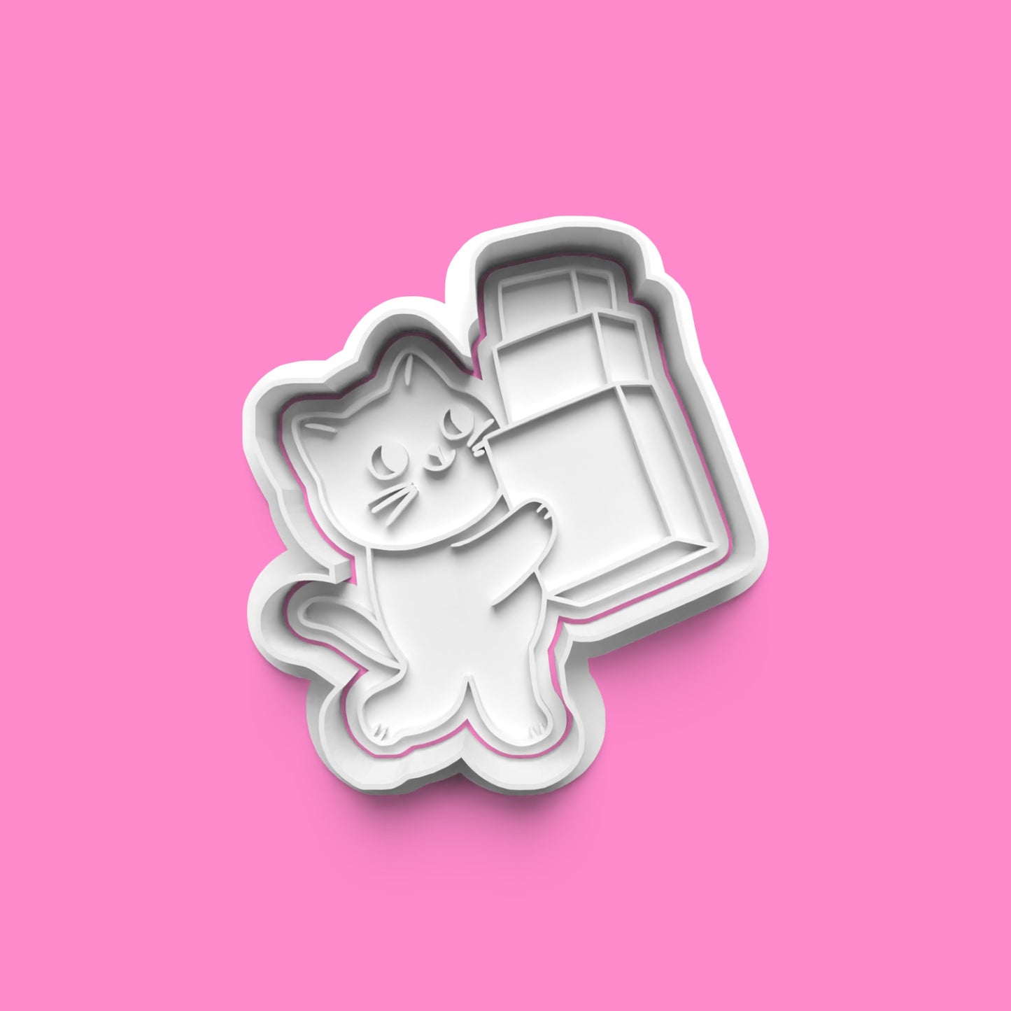 Cat Cookie Cutters & Stamps | Cute Feline Baking Set | PLA