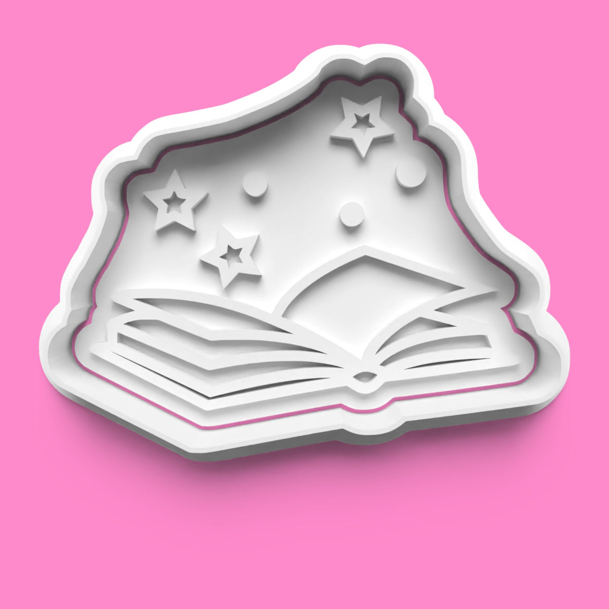 Fairytale Cookie Cutter & Embosser Set – Wizard, Unicorn, Dragon & Spell Book (Set of 4)