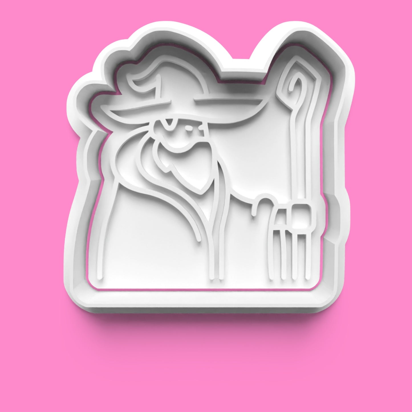 Fairytale Cookie Cutter & Embosser Set – Wizard, Unicorn, Dragon & Spell Book (Set of 4)