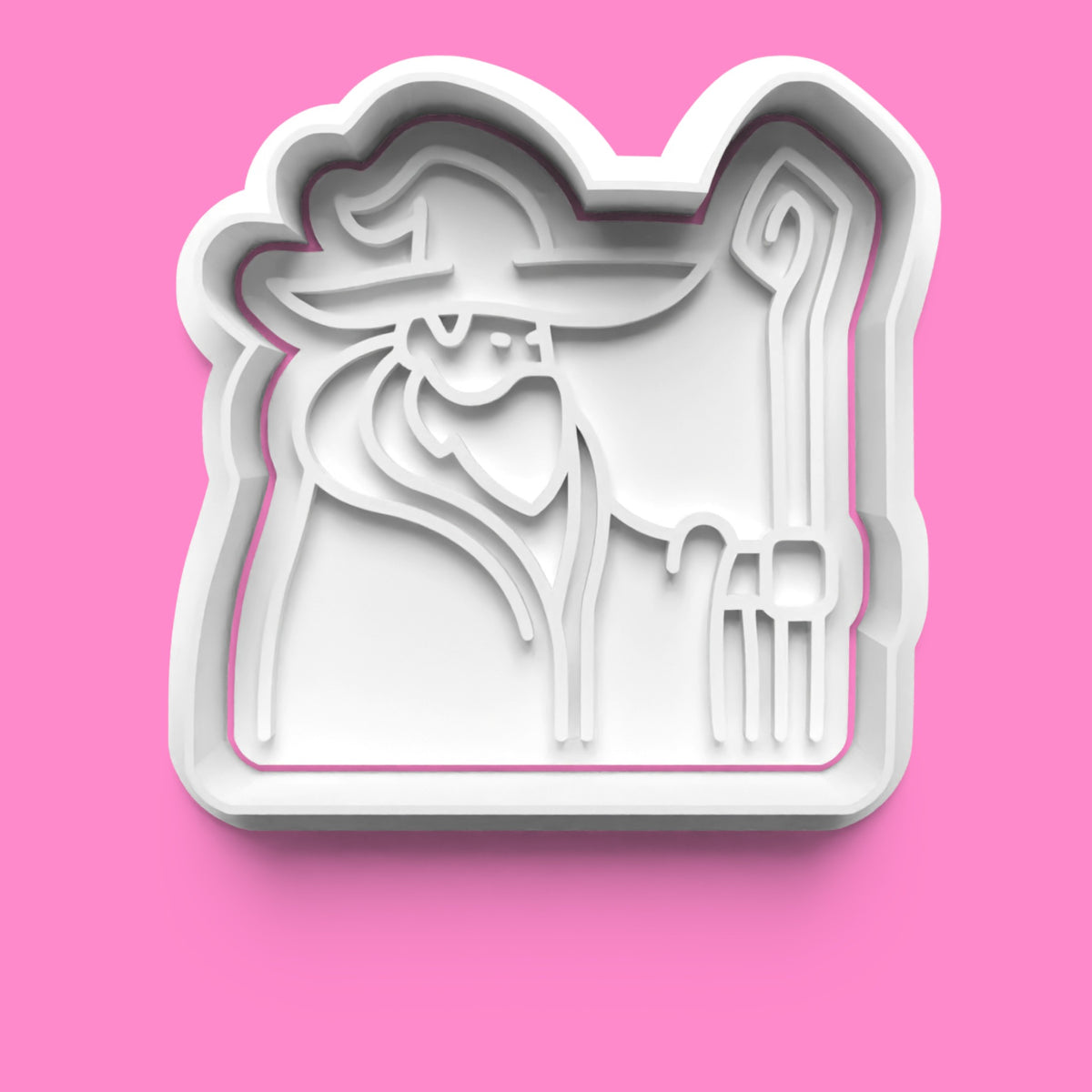 Fairytale Cookie Cutter & Embosser Set – Wizard, Unicorn, Dragon & Spell Book (Set of 4)