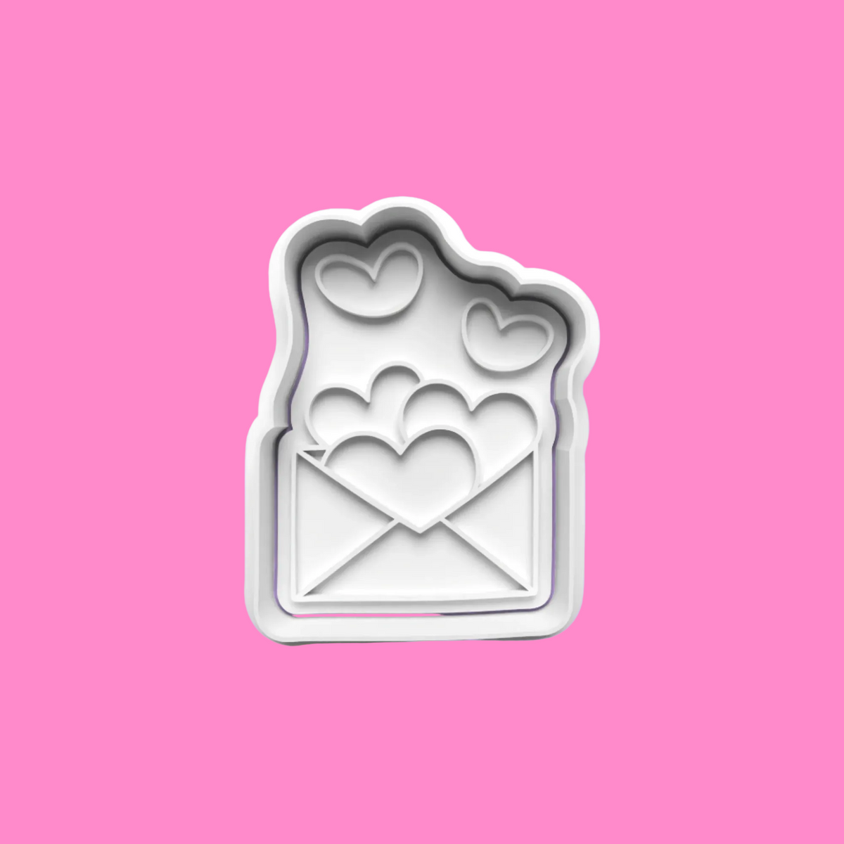Valentine's Day Cookie Cutter Set – 4-Piece Romantic Baking Tools.