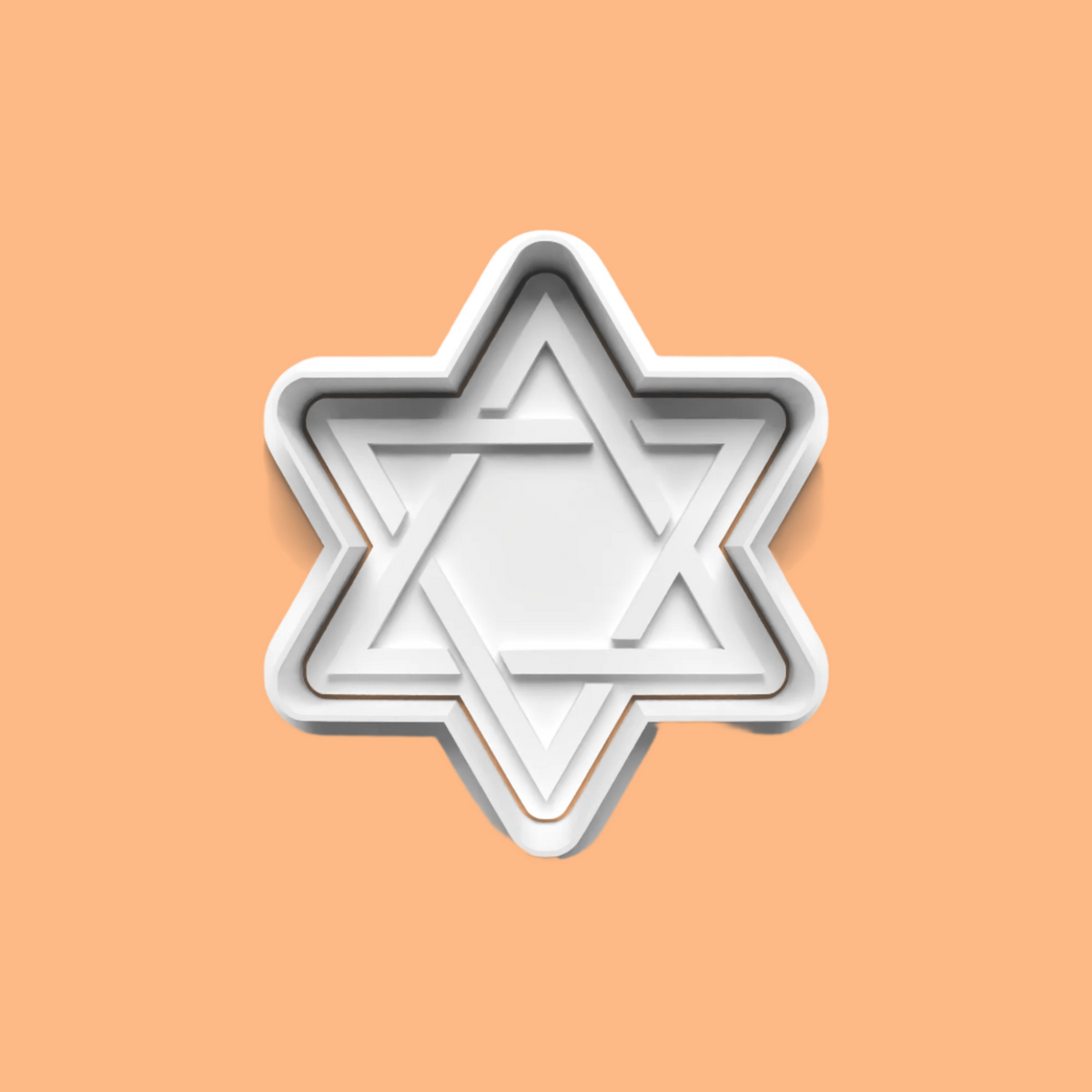 Hanukkah Embosser and Cookie Cutter Set – 4-Piece Festive Baking Tools.