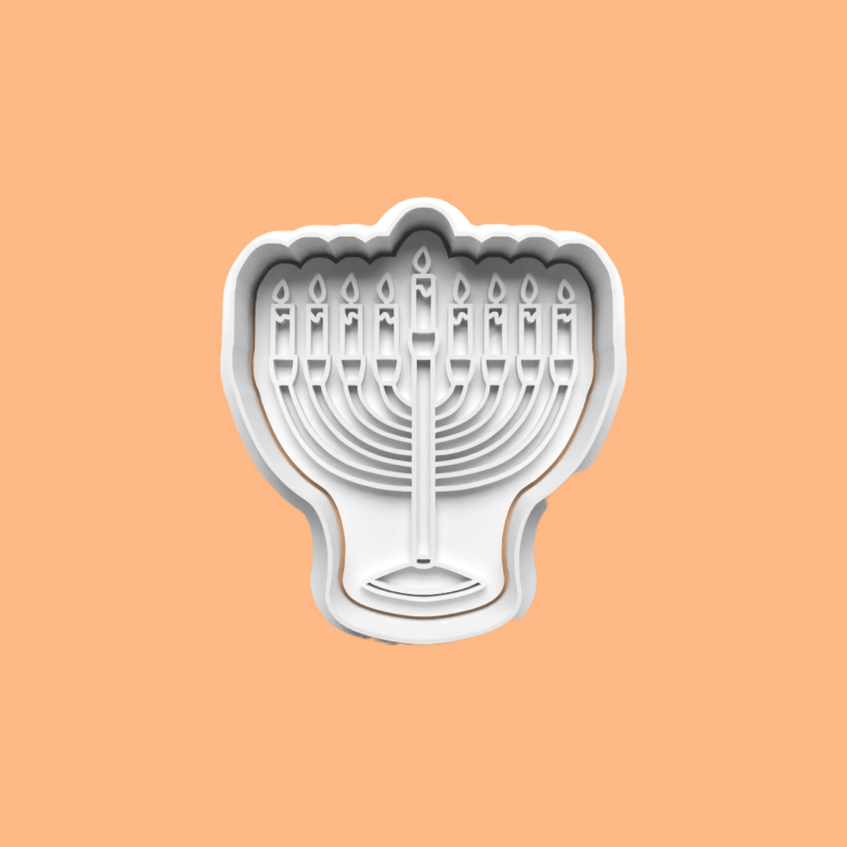 Hanukkah Embosser and Cookie Cutter Set – 4-Piece Festive Baking Tools.