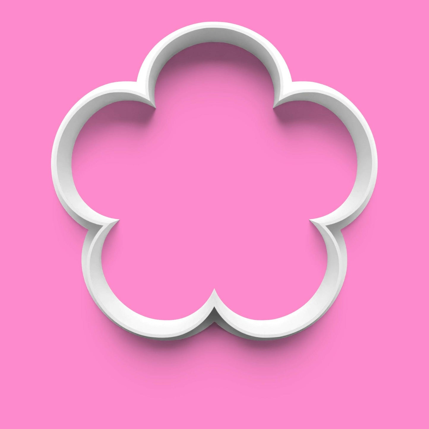 Simple Shapes Cookie Cutter and Embosser Set of 8 in 7cm or 10cm sizes.