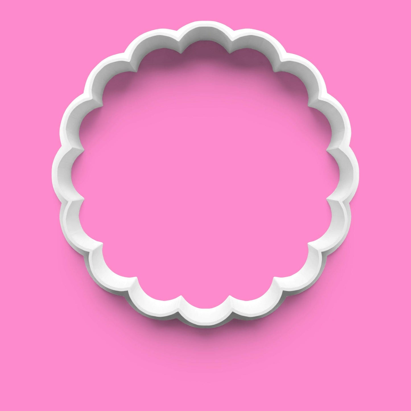 Simple Shapes Cookie Cutter and Embosser Set of 8 in 7cm or 10cm sizes.